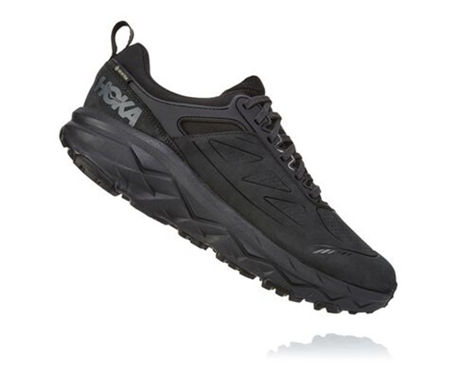 Hoka One One Trail Schoenen Heren - Challenger Laag Gore-Tex - Zwart - VJ1256937